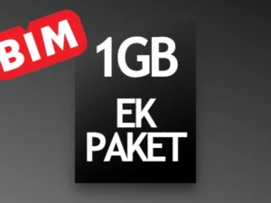 Bimcell 1 GB internet paketi