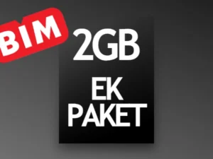 Bimcell 2 GB internet paketi
