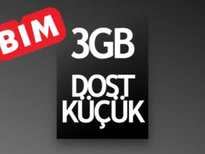 Bimcell Dost Küçük 3 GB Paketi Bimcell Dost Küçük 3 GB Paketi