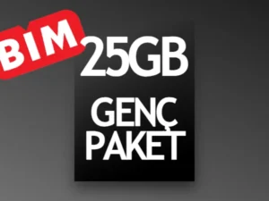 Bimcell Genç Paket 25 GB Paketi Bimcell Genç Paket 25 GB Paketi