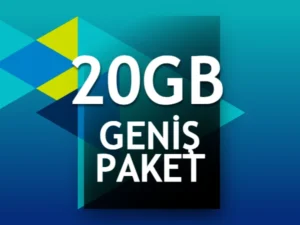 Türk Telekom Geniş Paketler 3 Ay 20 GB
