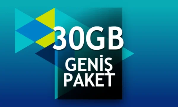 Türk Telekom Geniş Paketler 3 Ay 30 GB