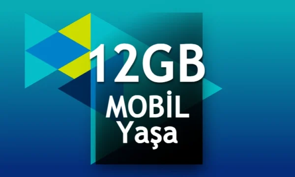 Türk Telekom Mobil Yaşa Paketleri 12 GB