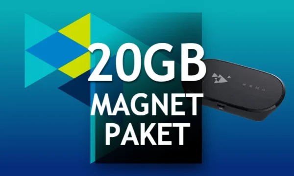 Türk Telekom Cep Magnet 20 GB taşınabilir internet