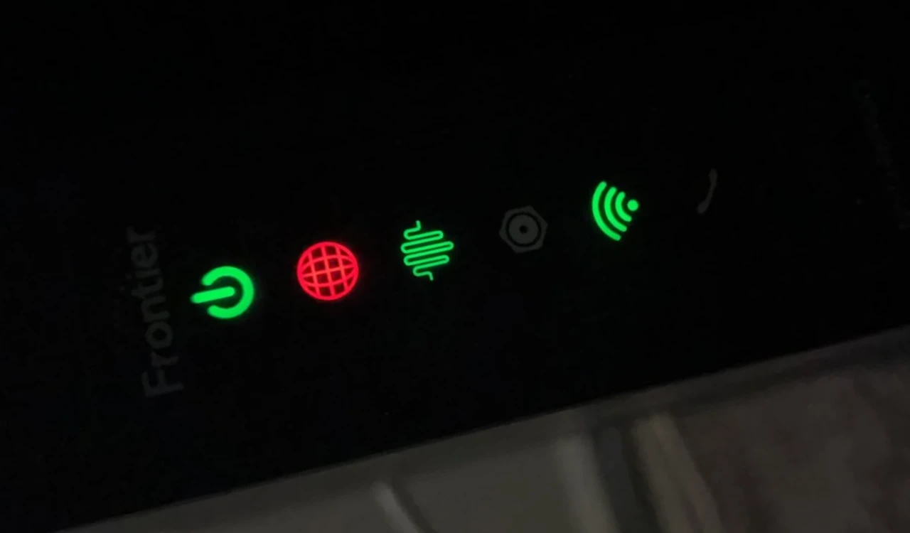 İnternet ışığı kırmızı yanıyor